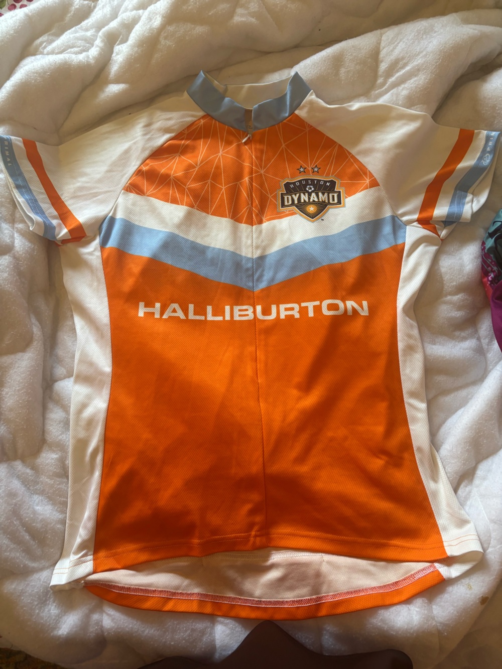 Houston Dynamo Orange Halliburton Women’s Cycling Jersey